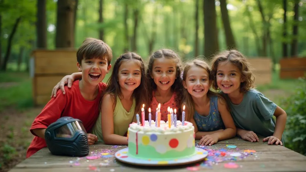 Ambiance anniversaire paintball enfant à Neuilly-sur-Marne