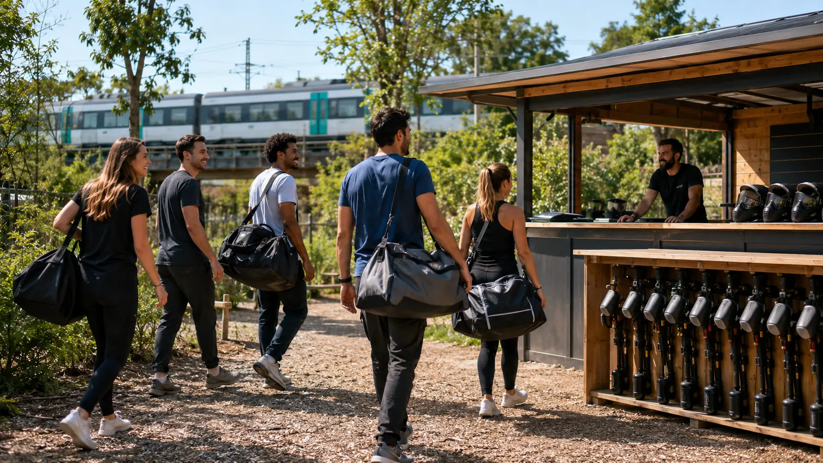 Paintball Paris sans voiture : guide RER, métro et bus depuis chaque arrondissement - NX Paintball près de Paris