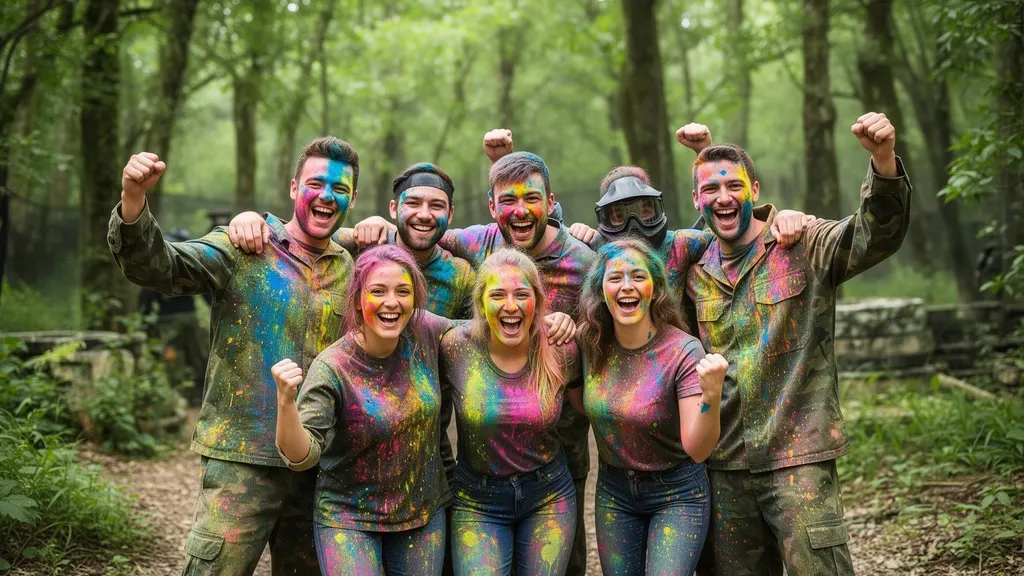 Activité paintball près de Bondy – loisir outdoor en groupe