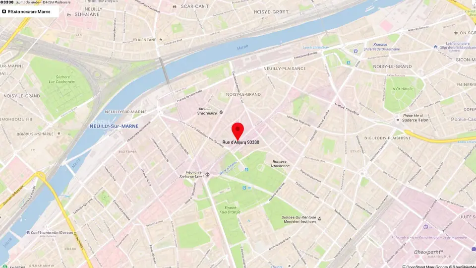 Carte NX Paintball – Neuilly-sur-Marne