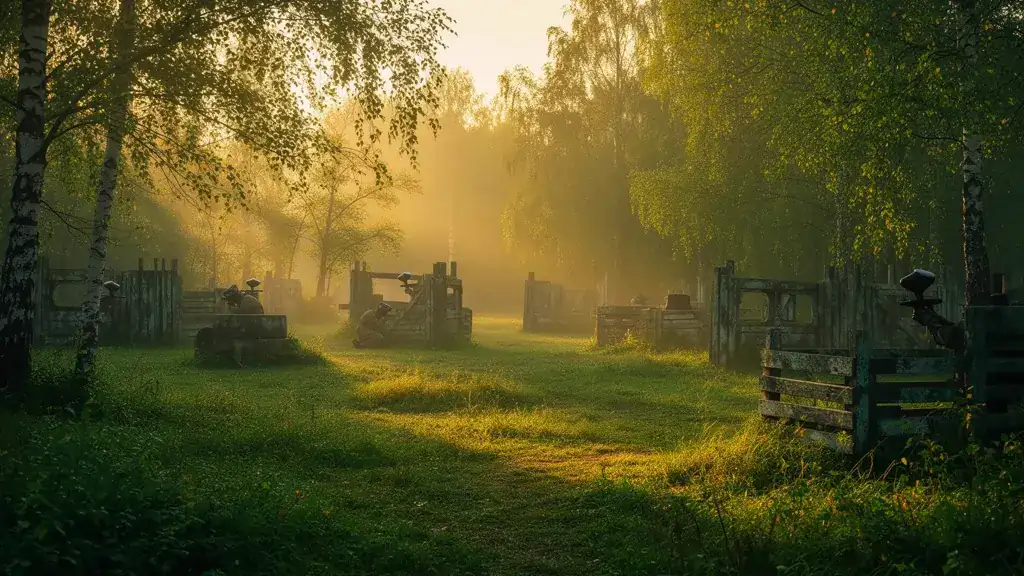 Terrain paintball nature